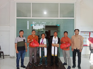 Polres Kuansing Laksanakan Minggu Kasih di Gereja GPIB Efrata Teluk Kuantan, Jalin Silaturahmi dan Serap Aspirasi Jemaat